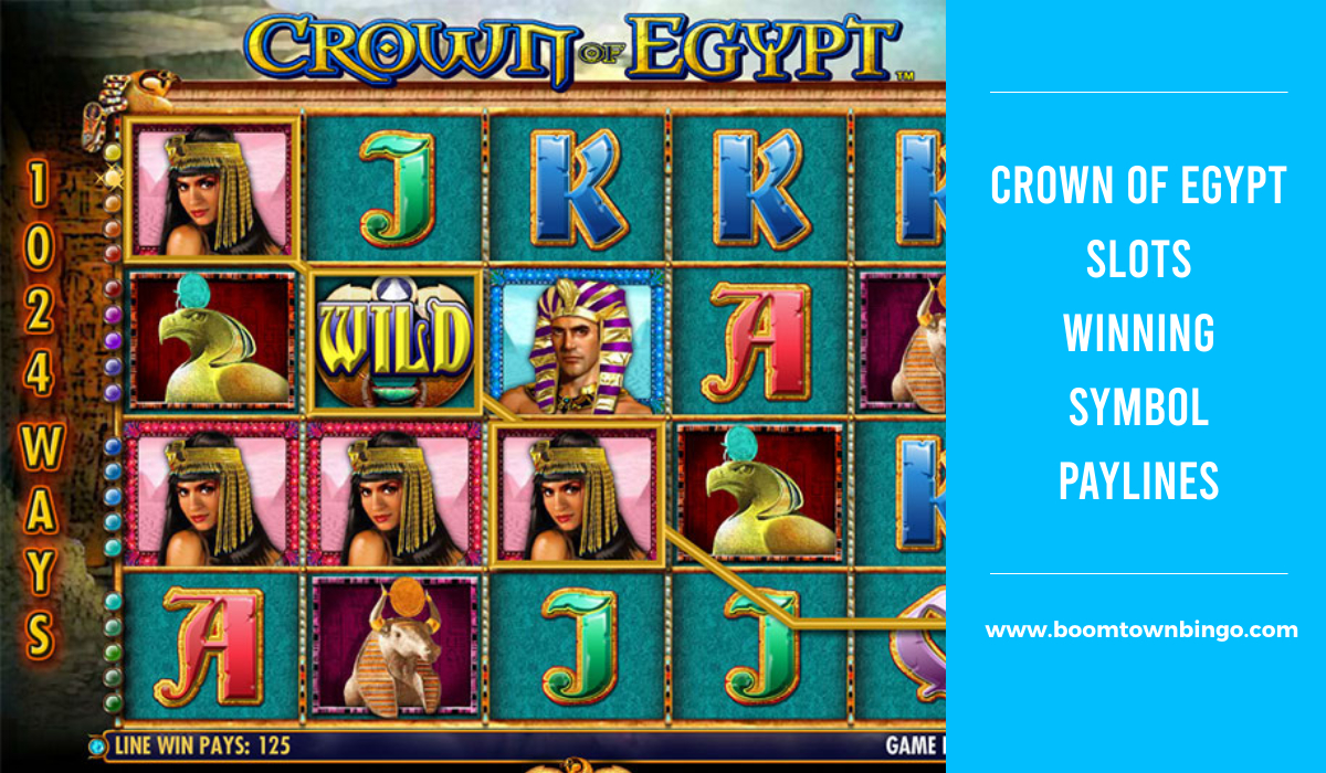 Crown Of Egypt Slots Symbol winning Paylines