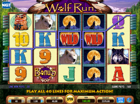 free wild wolf run slot games