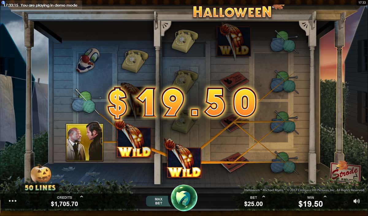 halloween party casino game