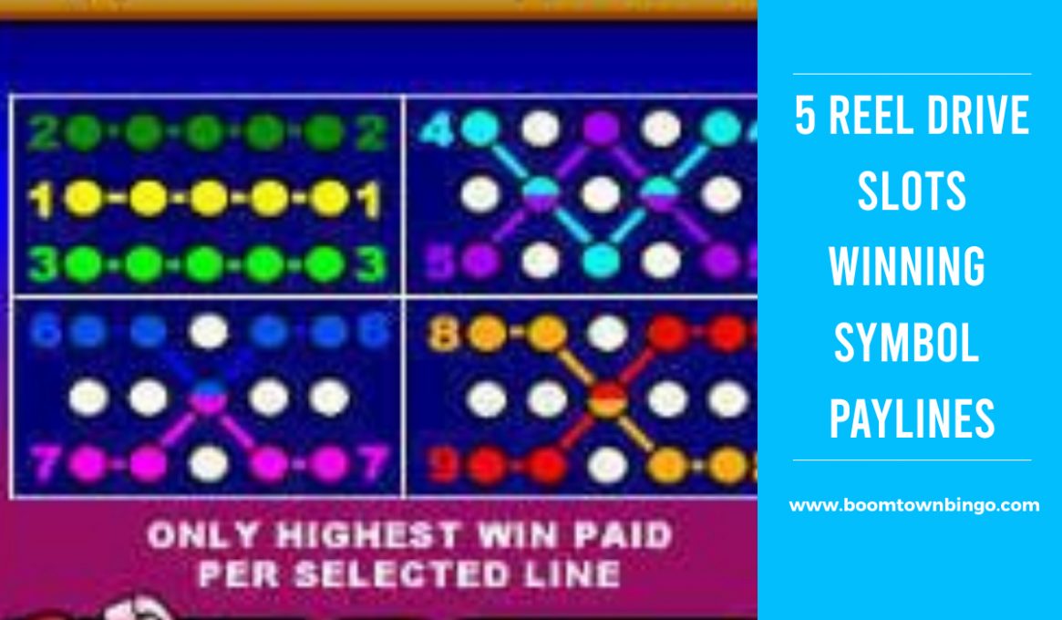 5 Reel Drive Slots Winning Paylines