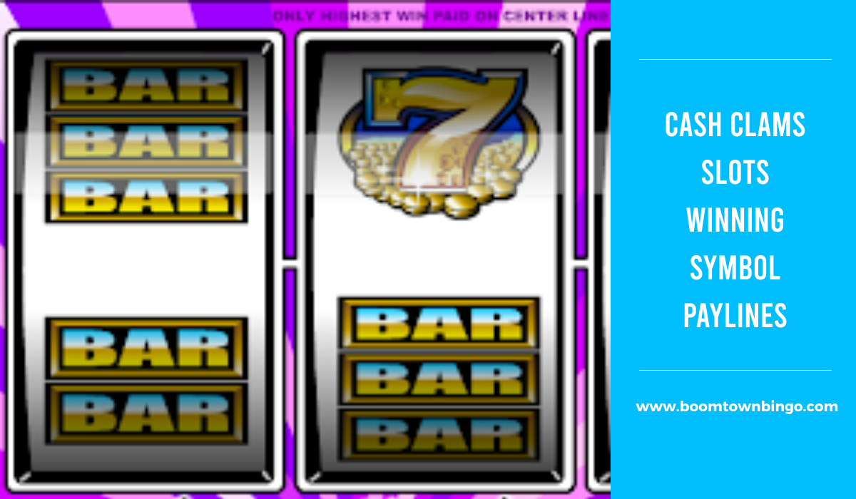 Cash Clams Slots Symbol winning Paylines