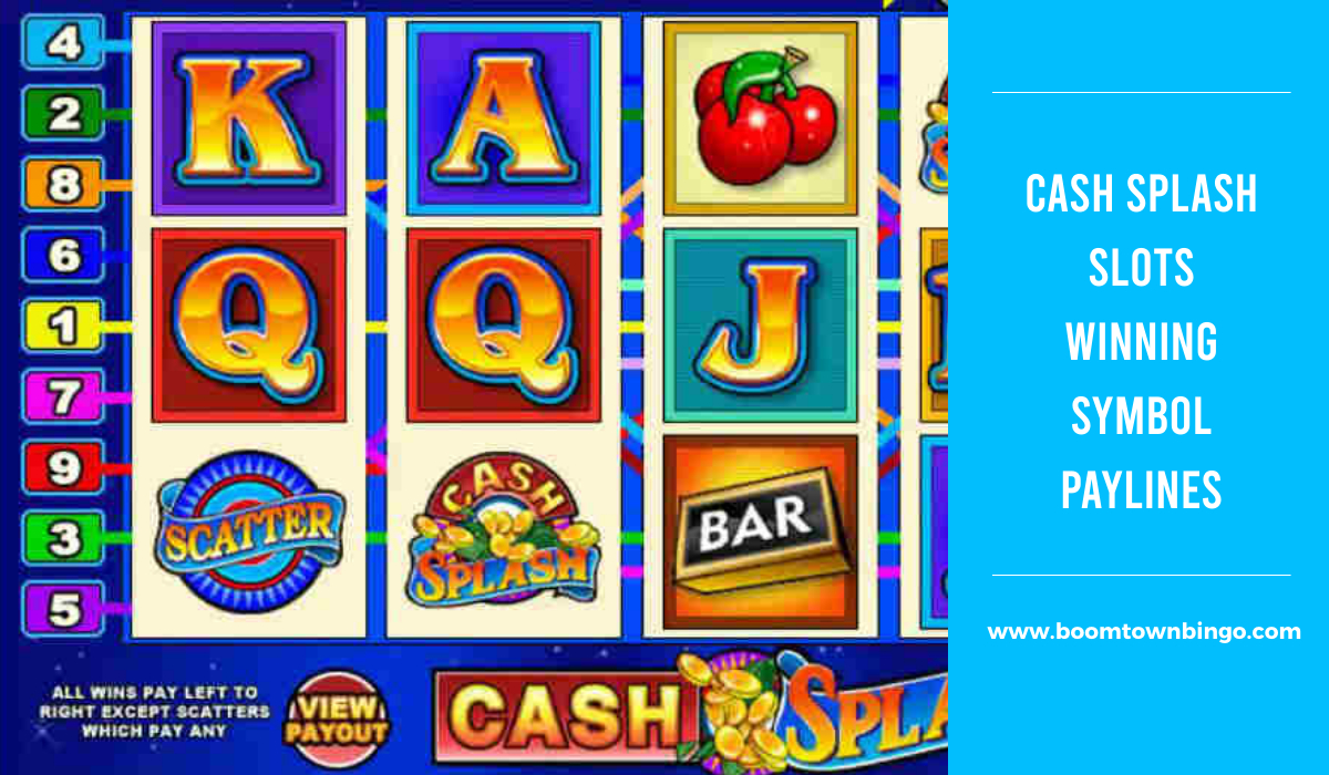 Cash Splash Slots Symbol winning Paylines