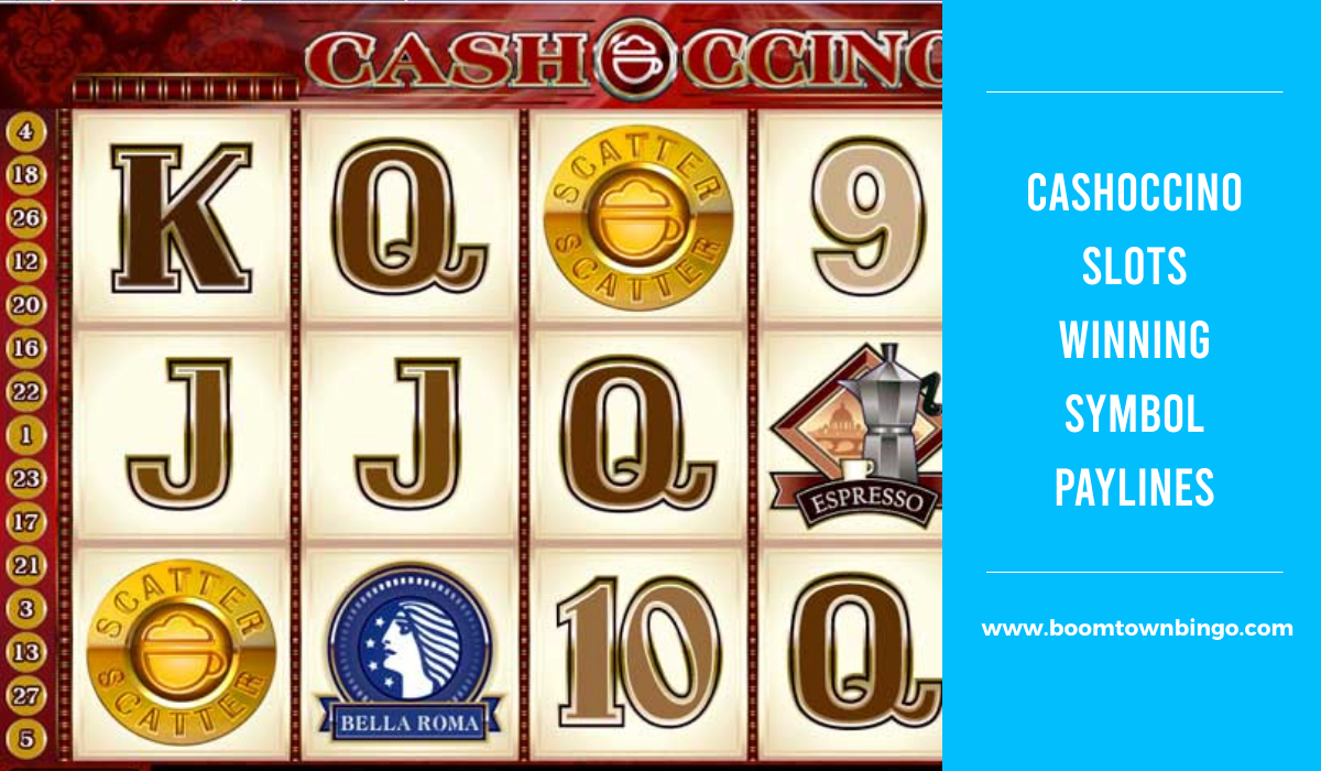 CashOccino Slots Symbol winning Paylines