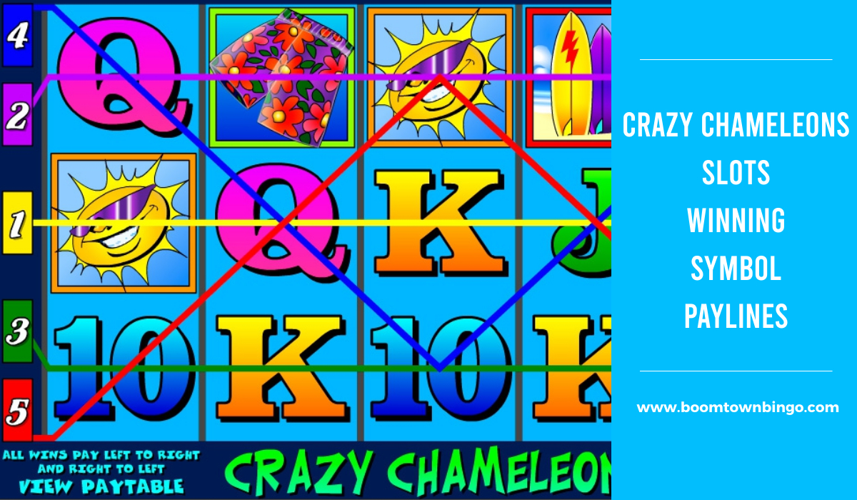 Crazy Chameleons Slots Symbol winning Paylines