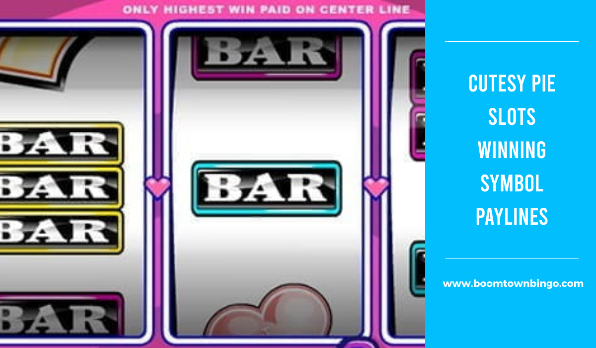 Cutesy Pie Slots Symbol winning Paylines