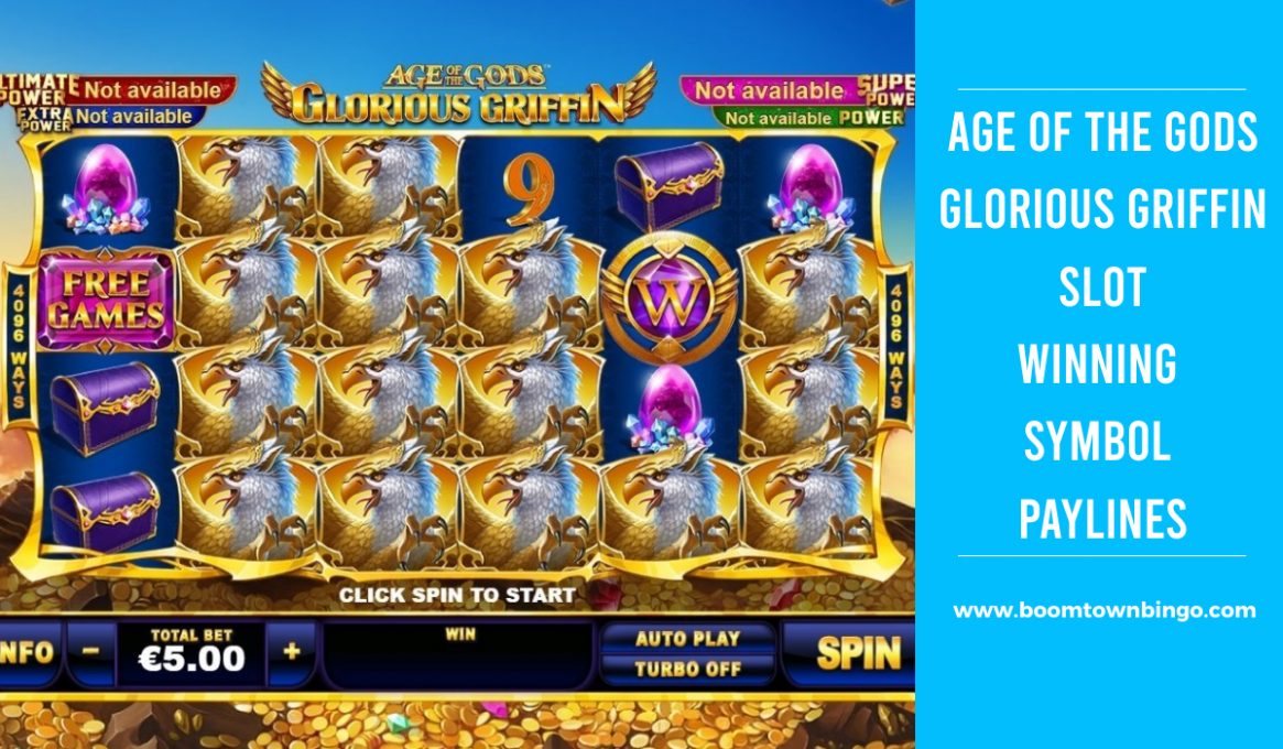 Age of the Gods Glorious Griffin Slot Paylines