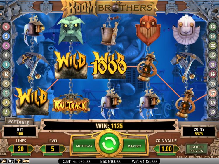 Boom Brothers Slot Screenshot