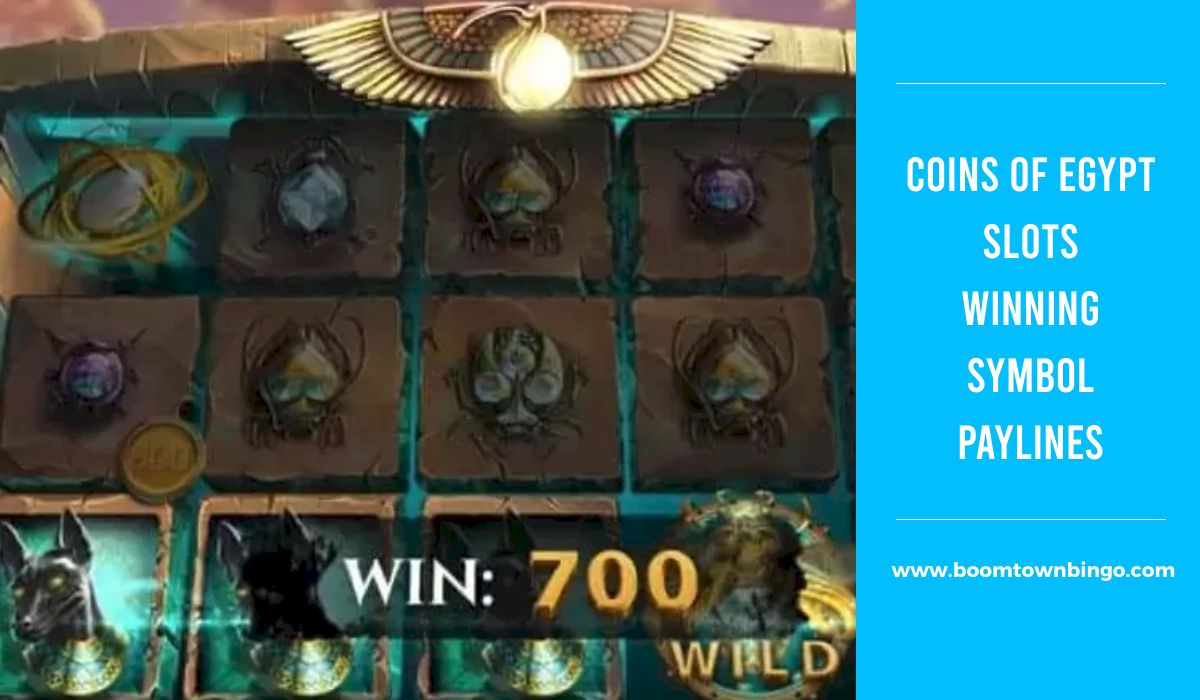 Coins of Egypt Slots Symbol winning Paylines