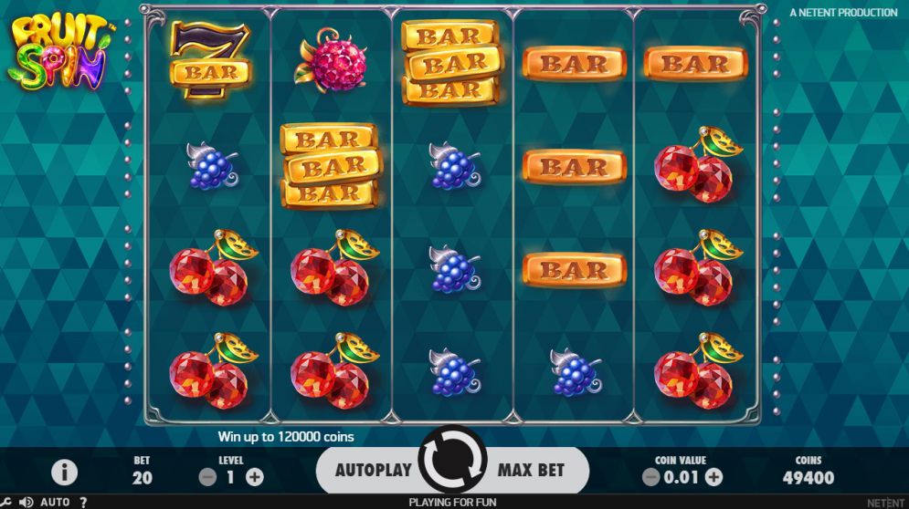 Fruit Spin Slots Gameplay