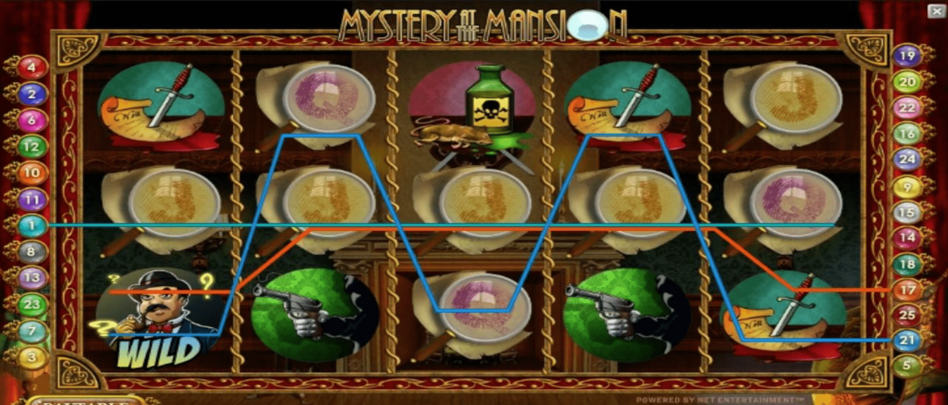 Mystery at the Mansion Slots Gameplay